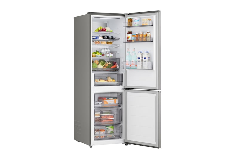 LG 333L Koel‑vriescombinatie Zilver | DoorCooling+™ | LinearCooling™ | Fresh Balancer™ | LG NL, GBBS514CPY