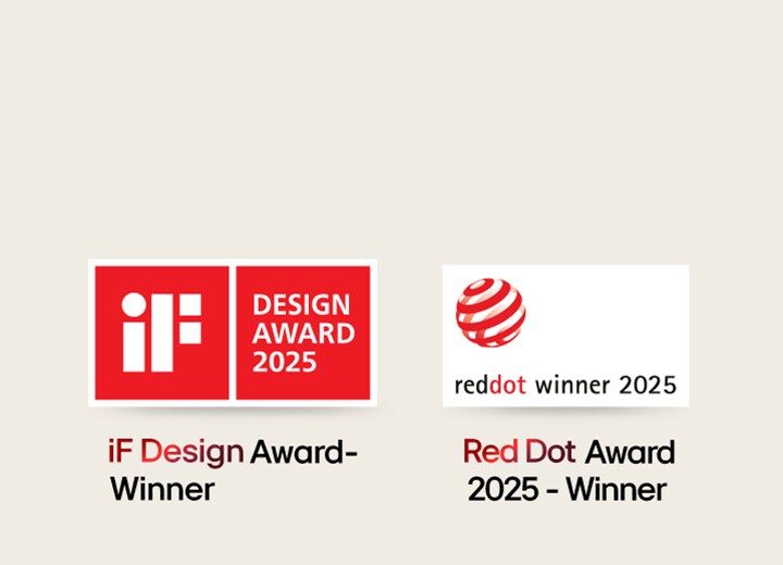 iF Design Award 2025-logo en Red Dot Winner 2025-logo.