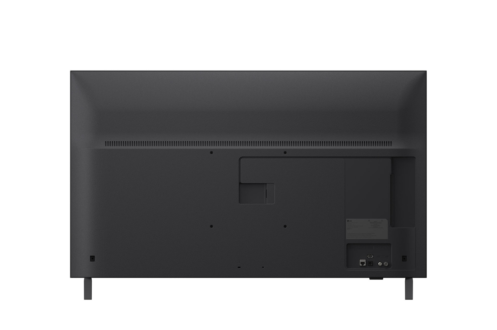 LG AI Magic Remote voor een LG TV-scherm. Op het scherm staat een persoonlijke begroeting van de LG AI met aangepaste trefwoorden op basis van de zoek- en kijkschiedenis van de gebruiker. Bij de afstandsbediening staat een pictogram en een label die aangeven dat de AI Concierge-functie eenvoudig toegankelijk is door kort op de AI-knop te drukken. 