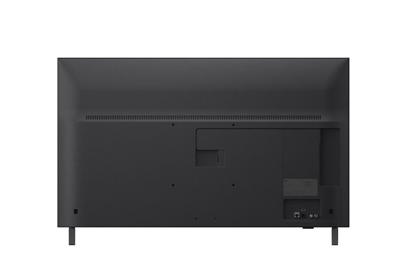 LG AI Magic Remote voor een LG TV-scherm. Op het scherm staat een persoonlijke begroeting van de LG AI met aangepaste trefwoorden op basis van de zoek- en kijkschiedenis van de gebruiker. Bij de afstandsbediening staat een pictogram en een label die aangeven dat de AI Concierge-functie eenvoudig toegankelijk is door kort op de AI-knop te drukken. 
