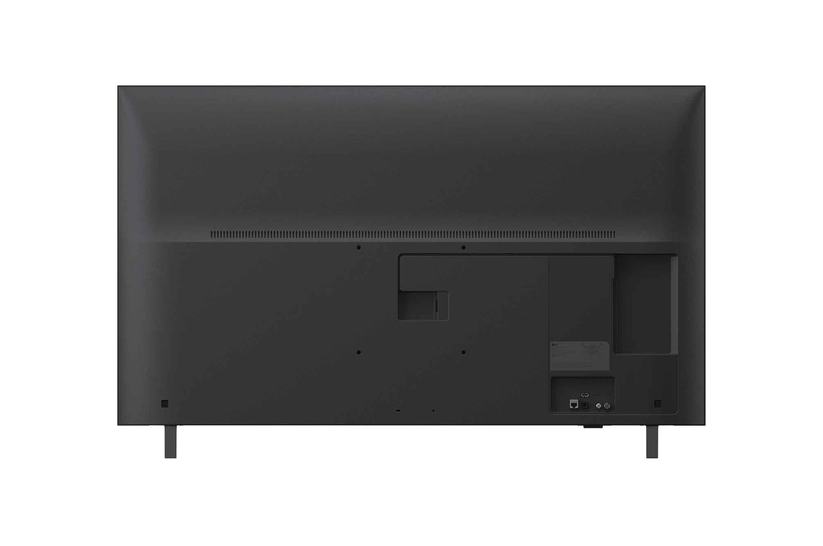 LG AI Magic Remote voor een LG TV-scherm. Op het scherm staat een persoonlijke begroeting van de LG AI met aangepaste trefwoorden op basis van de zoek- en kijkschiedenis van de gebruiker. Bij de afstandsbediening staat een pictogram en een label die aangeven dat de AI Concierge-functie eenvoudig toegankelijk is door kort op de AI-knop te drukken. 