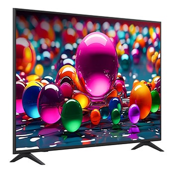  Rear view of LG UHD UA75 TV.