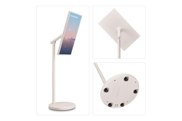 LG 27 inch LG StanbyME 2 + Beschermhoes met Stand + One-Click Standaard + Draagriem en Wandhouder, 27LX6TDGA.FC25HS2WS001