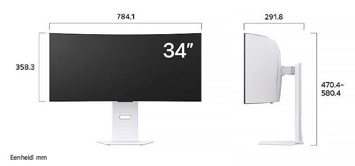 LG UltraGear™ 34-inch OLED 240Hz WQHD Curved Smart Gaming Monitor