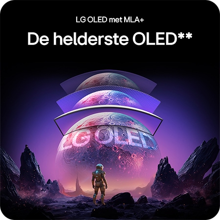 LG Monitor 34GX90SA benadrukt de LG OLED met MLA+ technologie, die het helderste OLED-beeld levert met superieur contrast voor verbluffende beeldkwaliteit.