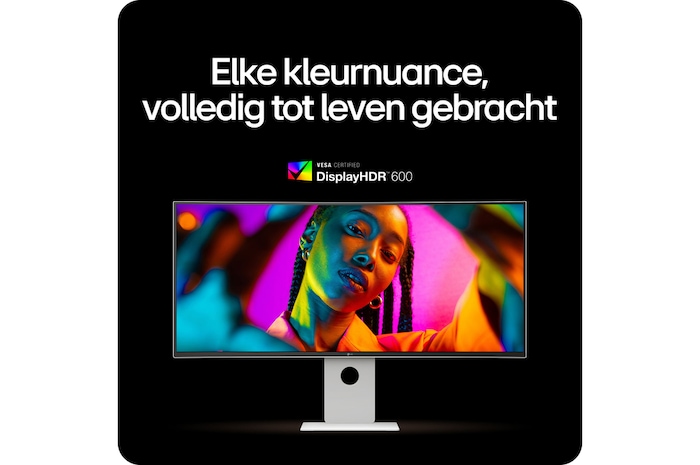 De LG UltraFine Monitor 40U990A, gecertificeerd VESA DisplayHDR™ 600, brengt elke kleurnuance volledig tot leven voor een nauwkeurige weergave.