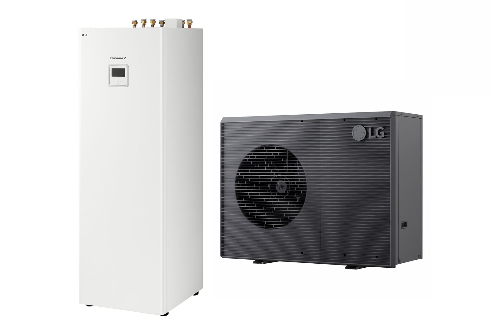 Vooraanzicht van R290 Monobloc Combi Unit, 3Ø, 9 kW HN1639HY NK0 + HM093HF UB40