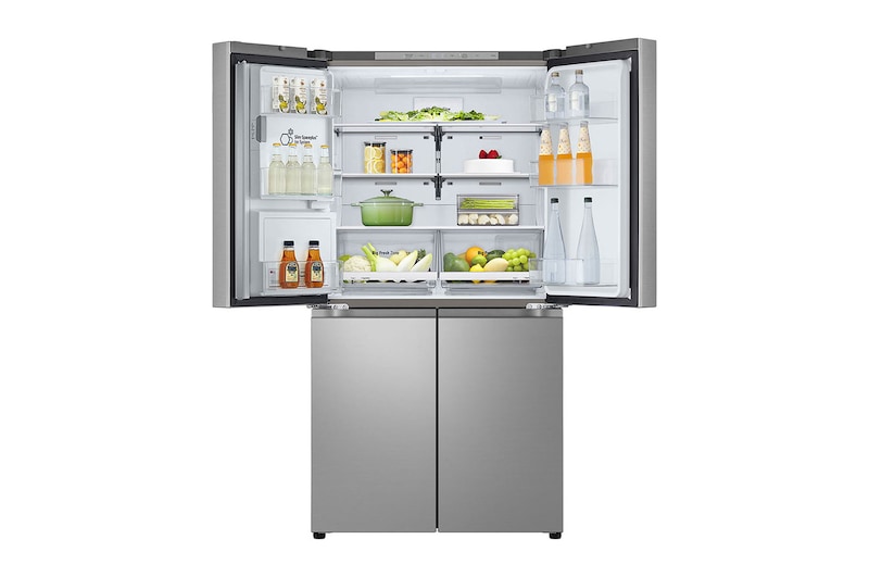 Top door open with food