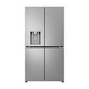 Voorkant van 637L Amerikaanse koelkast Zilver | ThinQ™ | Uvnano™ | FRESH Converter™ - GML960PYFE