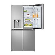 Top right side door open with food