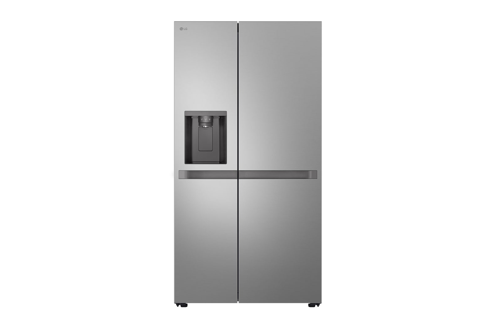 Voorkant van 641L Amerikaanse koelkast Zilver | Linear Cooling™