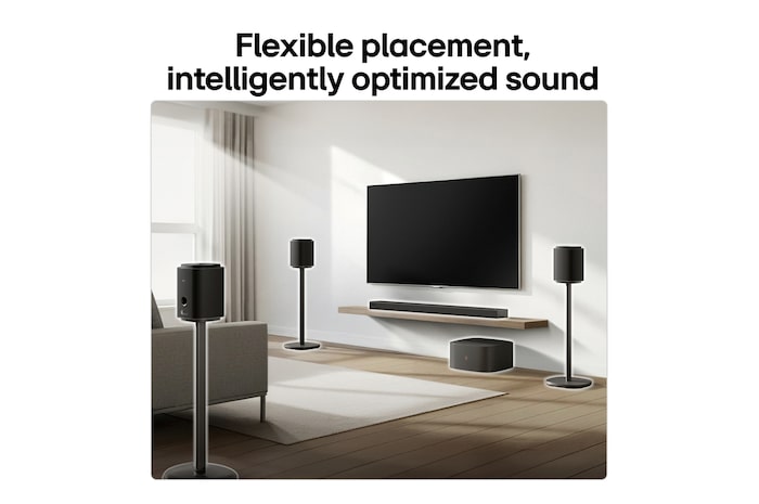 LG M7: ch. 2.1.1 draadloze speaker met ruimtelijke geluidsuitbreiding en Dolby Atmos FlexConnect, M7