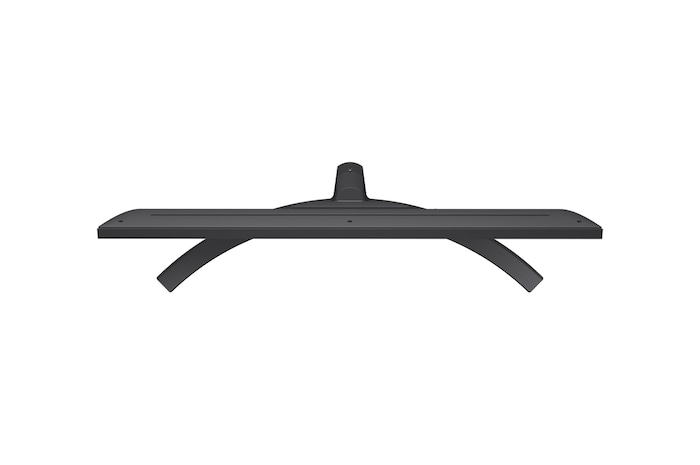 LG AI Magic Remote met de AI-knop gemarkeerd. Daaromheen staan de verschillende functionaliteiten die een gebruiker met de knop kan openen. AI Voice ID, AI Search, AI Chatbot, AI Concierge, AI Picture Wizard, AI Sound Wizard. De tekst legt uit dat de LG AI Magic Remote je AI Experience compleet maakt met een speciale AI-knop en kan worden gebruikt als muis. Gewoon aanwijzen en klikken.