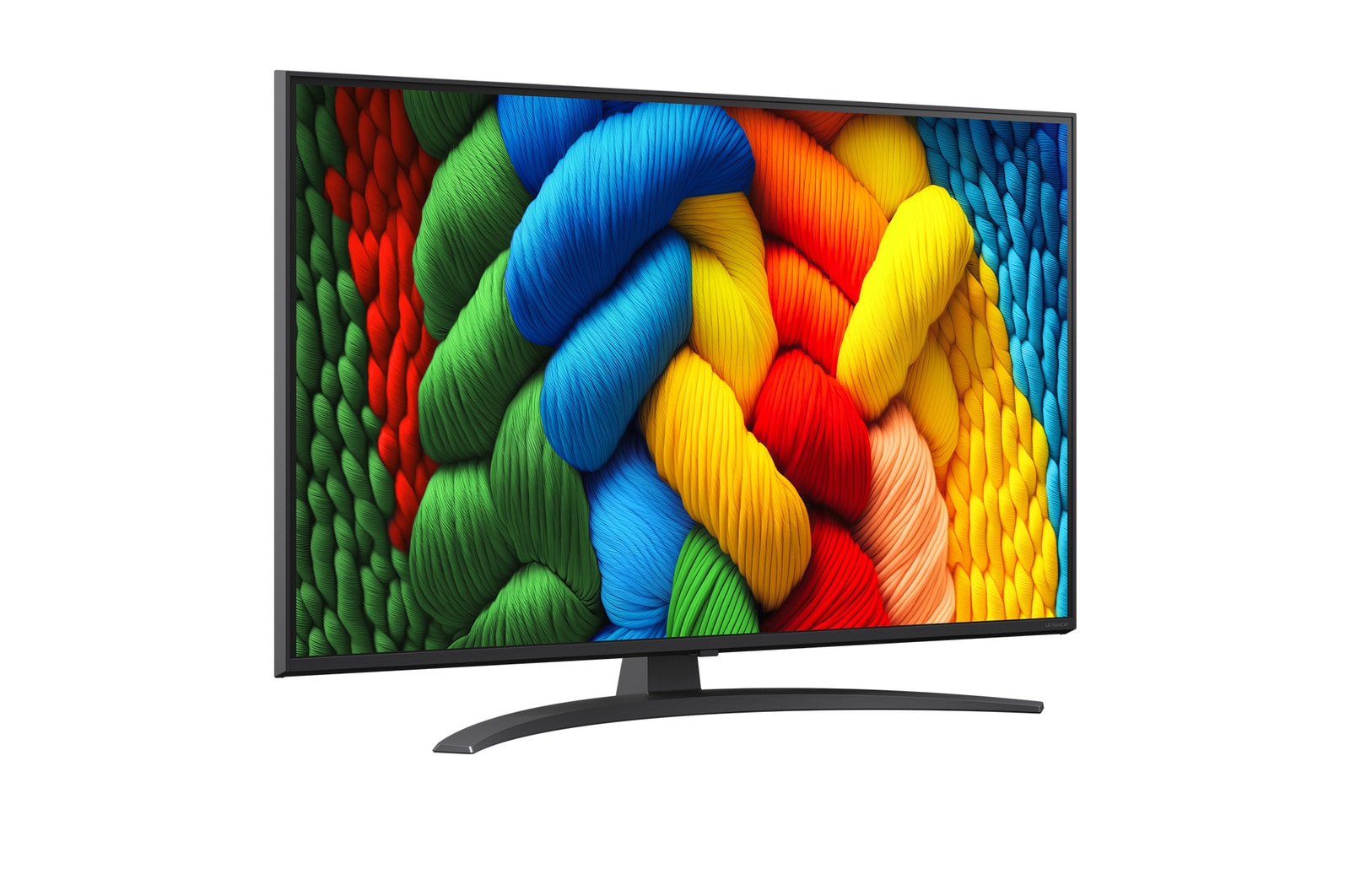 Achteraanzicht van LG NanoCell NANO80 TV.