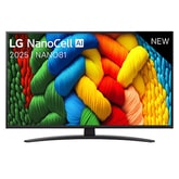 43 inch LG NanoCell AI NANO81 4K Smart TV 2025