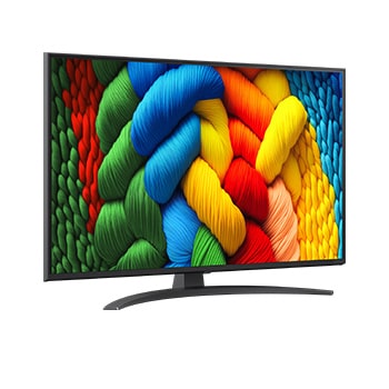 Achteraanzicht van LG NanoCell NANO80 TV.