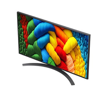 Een afbeelding is door het midden gesplitst om een voorbeeld te laten zien van vóór en na Pure Colors in Real 4K. De linkerkant van de carrousel is scherp en kleurrijk, terwijl de rechterkant vervaagd is. De titel beschrijft hoe elke scène visueel opvallender en aangenamer wordt gemaakt. 
