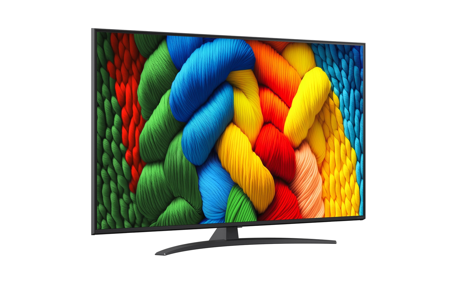 Achteraanzicht van LG NanoCell NANO80 TV.