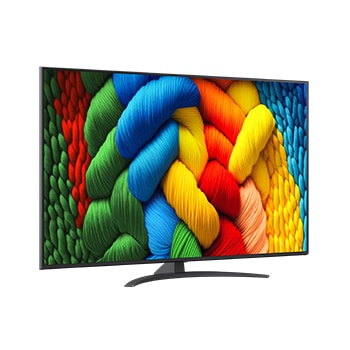 Achteraanzicht van LG NanoCell NANO80 TV.