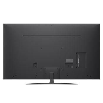 LG TV-scherm met een AI Magic Remote op de voorgrond. De AI-knop is gemarkeerd en een tekstballon toont tekst, stel een film voor die ik leuk vind. Op het scherm zien we het gebruikerspictogram E, dat aangeeft hoe AI Voice ID in staat was om te identificeren welke gebruiker het was en gepersonaliseerde aanbevelingen te geven op basis van alleen hun stem.