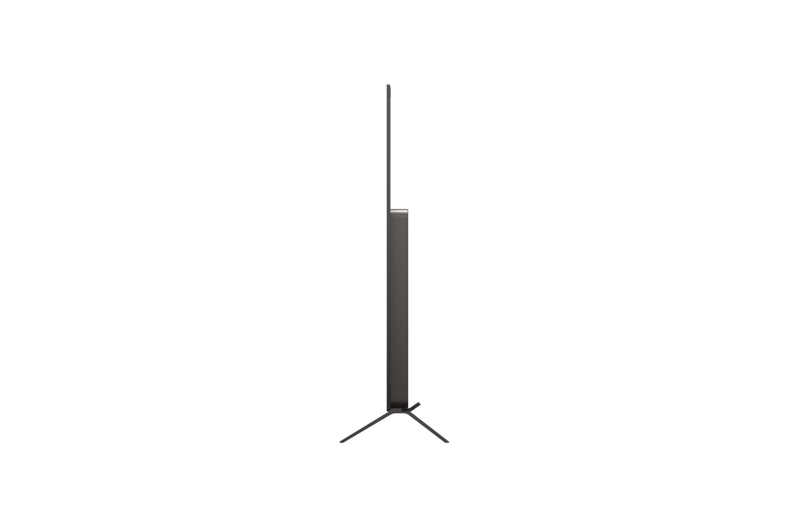 Zijaanzicht van LG OLED AI B5 4K Smart TV.
