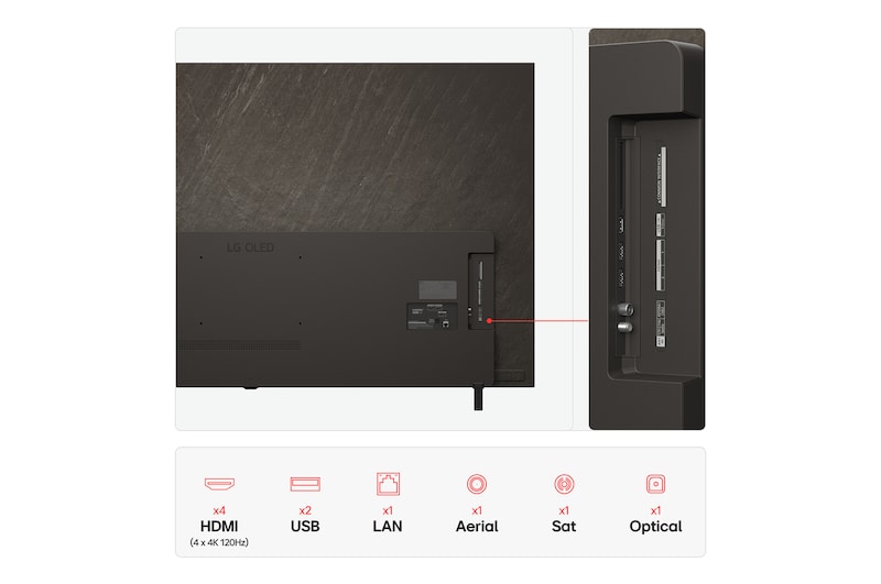 LG 77 inch LG OLED AI B5 4K Smart TV 2025, OLED77B56LA