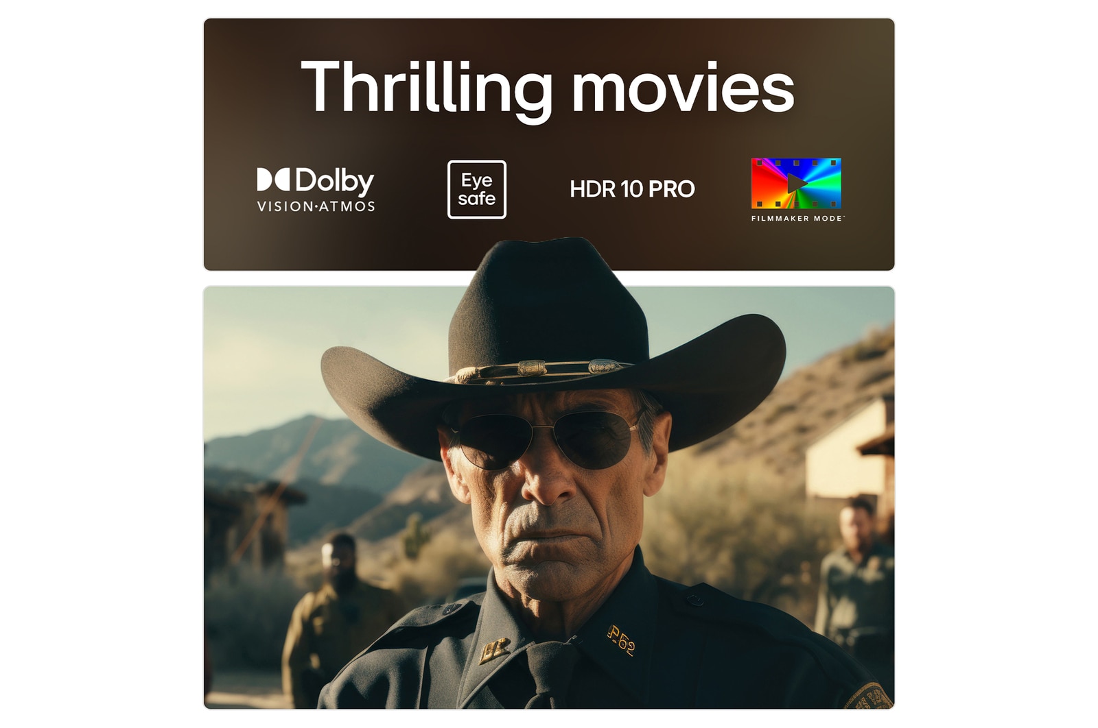 Zijaanzicht van LG OLED AI B5 4K Smart TV.