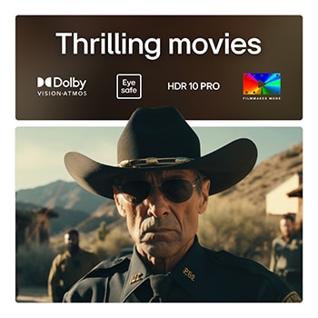 Zijaanzicht van LG OLED AI B5 4K Smart TV.