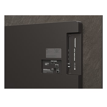 Achteraanzicht van LG OLED AI B5 4K Smart TV.