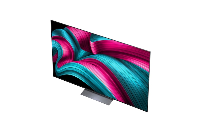  Oogverblindend en levendig kleurrijk vuurwerk wordt op een tv-scherm weergegeven. Dit demonstreert 100% kleurgetrouwheid, waardoor zelfs in zonlicht nauwkeurige kleuren worden weergegeven. Logocertificering is zichtbaar, Perfect Color Technology levert kleurconsistentieniveaus van meer dan 99% tot 500 lux. Intertek-certificeringen die onafhankelijke tests aantonen, staan ​​er ook naast.