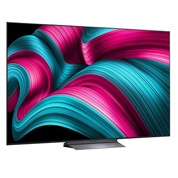 LG AI Magic Remote op de voorgrond. Het AI-knoppictogram is gemarkeerd. Op de achtergrond bevindt zich de LG webOS-gebruikersinterface. De muiscursor geeft aan dat de afstandsbediening in gebruik is. Text legt uit hoe de functies en bedieningselementen van de afstandsbediening het navigeren door webOS eenvoudig maken.
