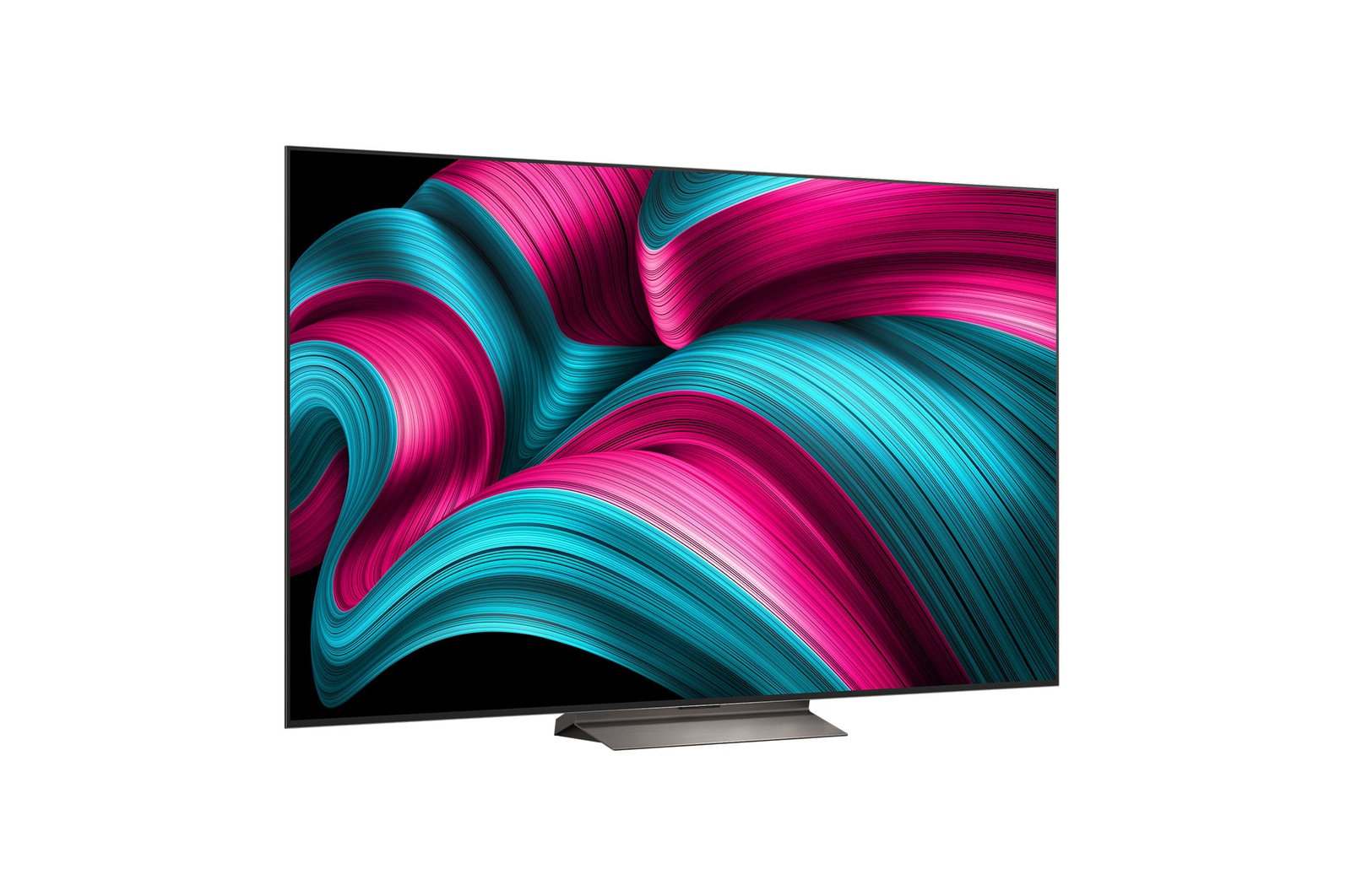 Achteraanzicht van LG OLED evo AI C5 4K Smart TV.