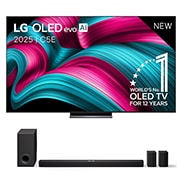 83 inch LG OLED evo AI C5 4K Smart TV 2025 & DS90TR 7.1.3-kanaals