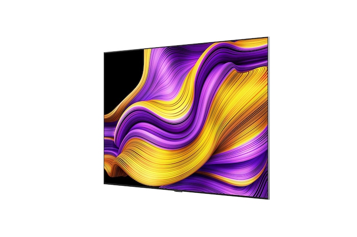 Zijaanzicht van LG OLED evo AI G5 4K Smart TV.