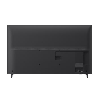 Achteraanzicht van een LG QNED70 TV