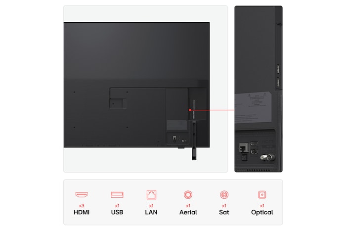 LG 55 inch LG QNED82 AI 4K Smart TV 2025, 55QNED82A6B
