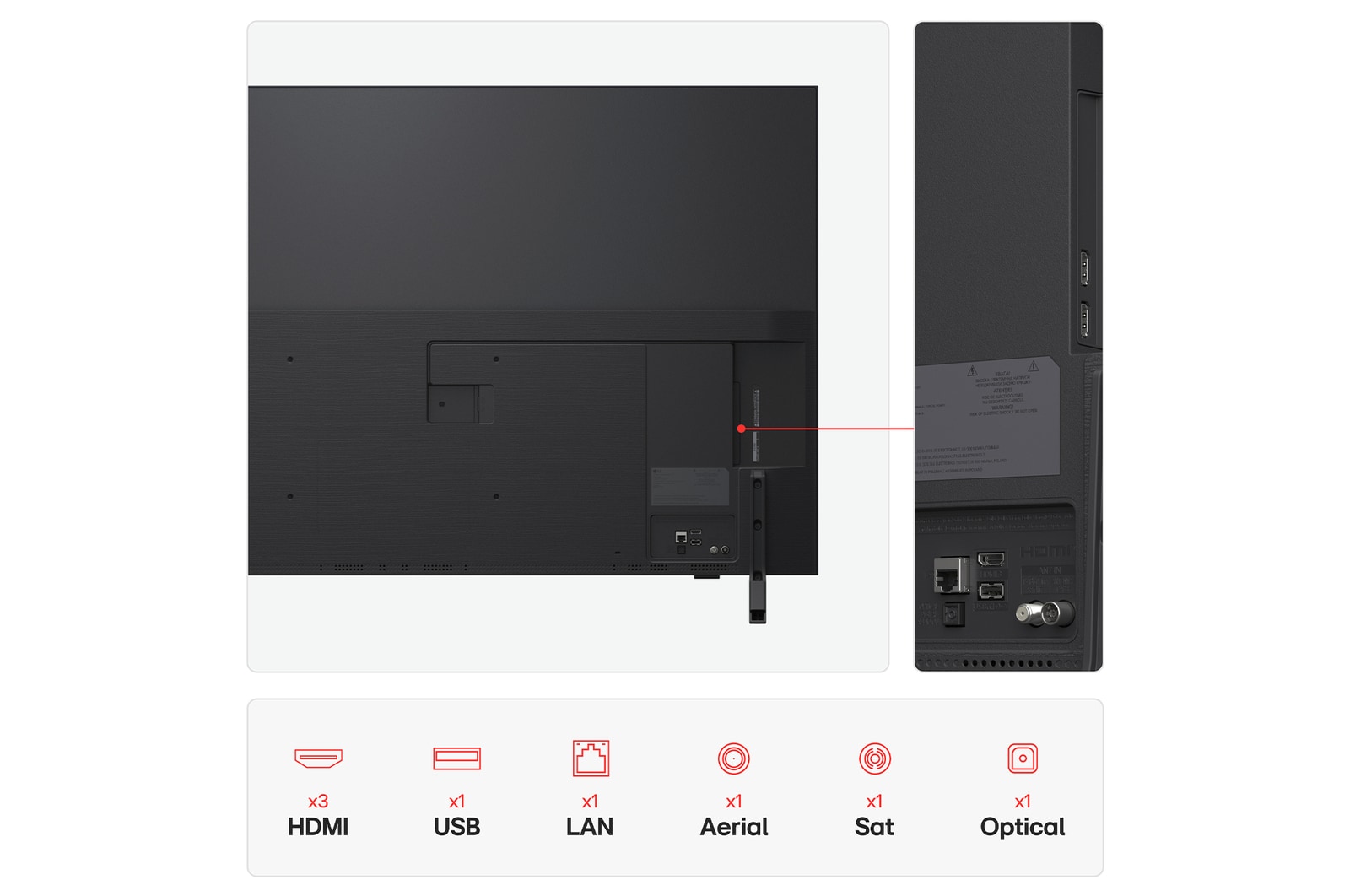 LG 55 inch LG QNED82 AI 4K Smart TV 2025, 55QNED82A6B