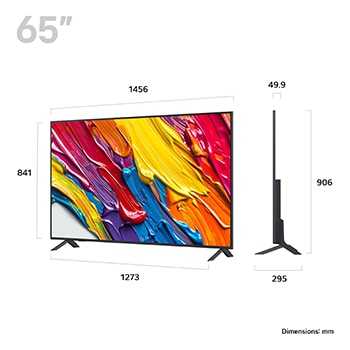 LG 65 inch LG QNED82 AI 4K Smart TV 2025, 65QNED82A6B