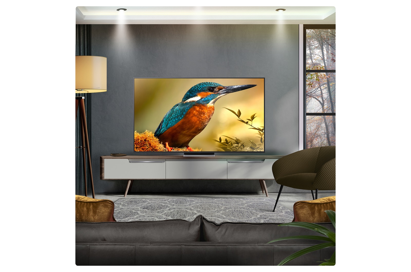 LG 65 inch LG QNED evo AI QNED87 MiniLED 4k Smart TV 2025, 65QNED87A6B