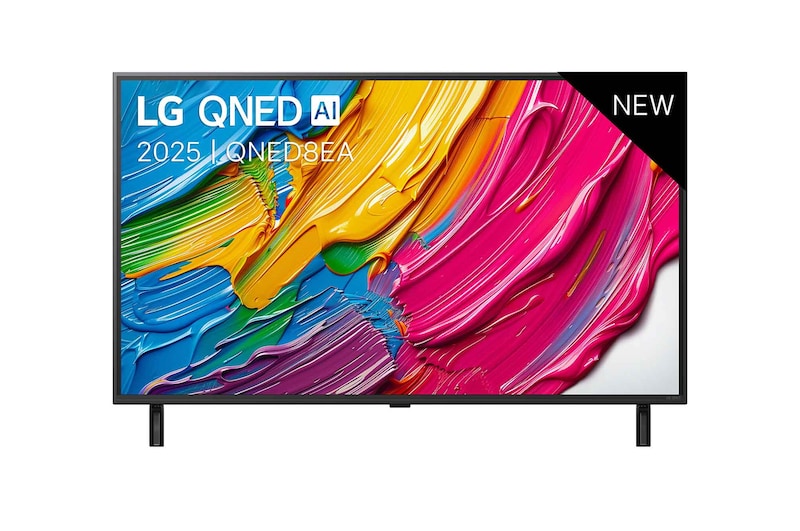 LG 43 inch LG QNED8E AI 4K Smart TV 2025 & DS40T 2.1 kanaal, 43QNED8EA6B.DS40T