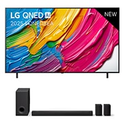 LG 86 inch LG QNED8E AI 4K Smart TV 2025 & DS80TR 5.1.3-kanaals, 86QNED8EA6B.DS80TR