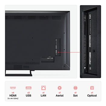 LG 55 inch LG QNED evo AI QNED93 MiniLED 4k Smart TV 2025, 55QNED93A6A