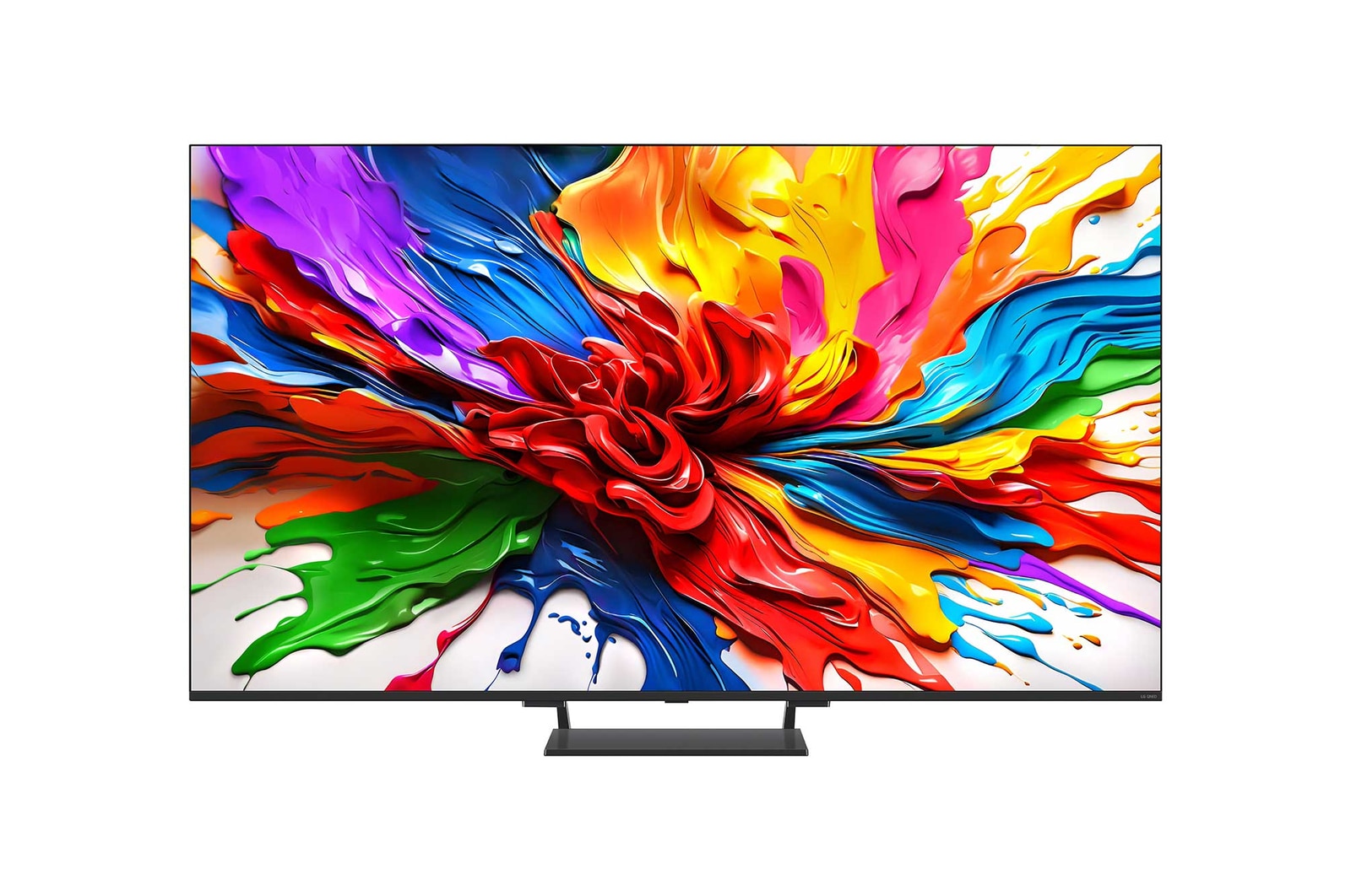 Achteraanzicht van LG QNED evo QNED92 TV.