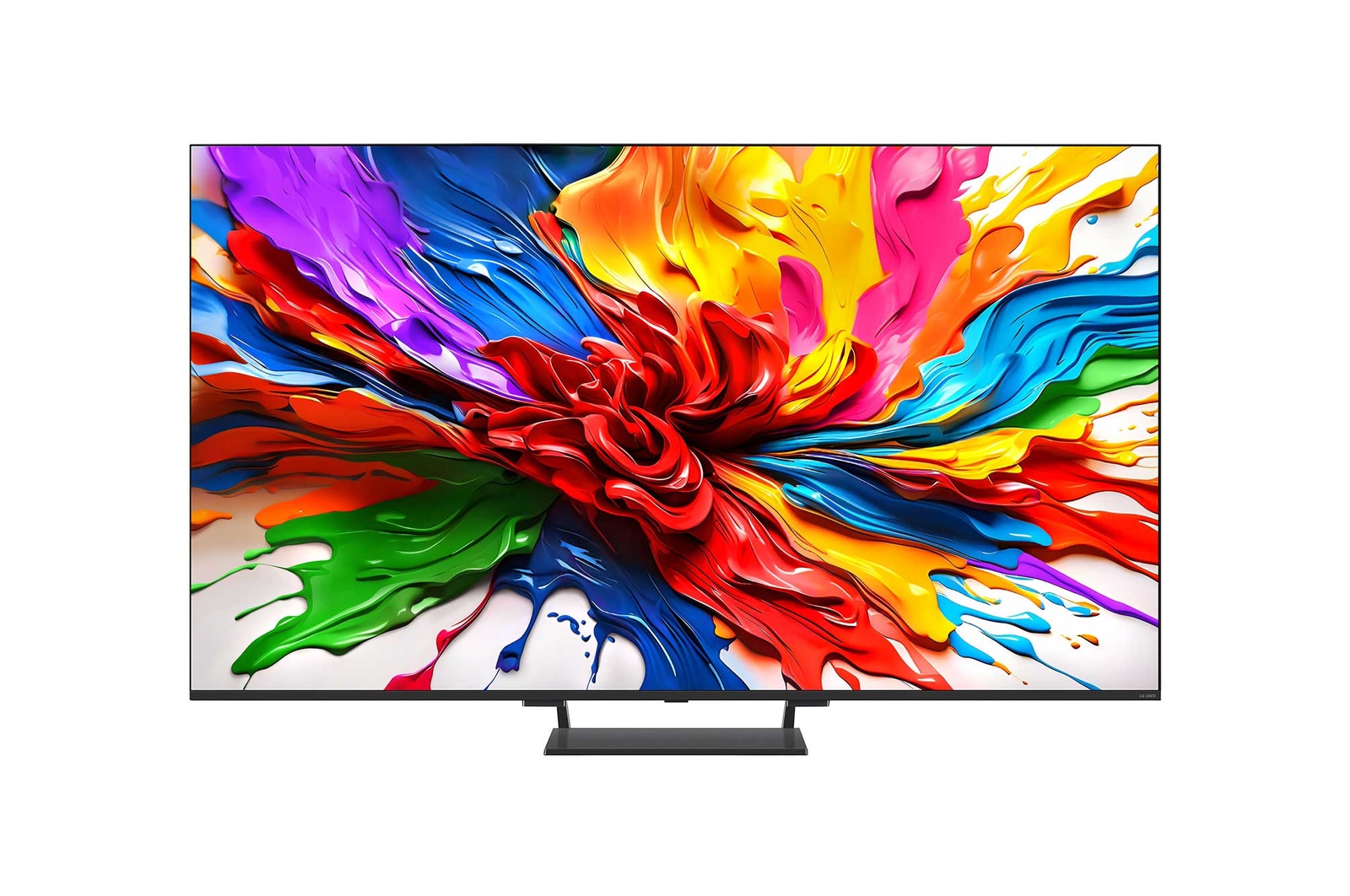 Achteraanzicht van LG QNED evo QNED92 TV.