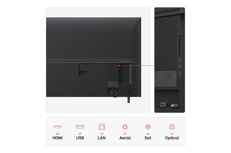 LG 65 inch LG UHD AI UA75 4k Smart TV 2025, 65UA75006LA
