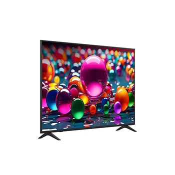  Rear view of LG UHD UA75 TV.