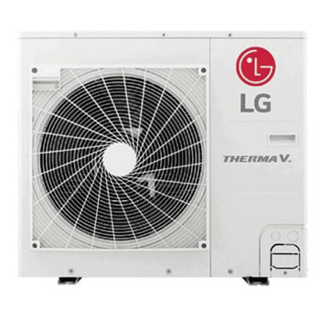 Vooraanzicht van LG R32 Split, 5kW, Buitenunit HU051MR