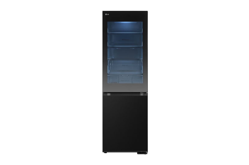 Voorkant van 352L Koelkast en vriezer Zwart | MoodUP™ | InstaView™ | ThinQ™ - GBG5160CEV