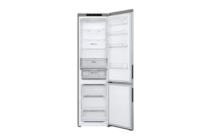 LG 387L Koelkast en vriezer Zilver | DoorCooling+™ | FRESHConverter™ | Smart Inverter Compressor™, GBV22NCCPY