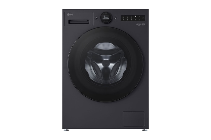 Vooraanzicht van 11kg Wasmachine F4WX801YB Zwart | AI DD™ | Steam™ | TurboWash™